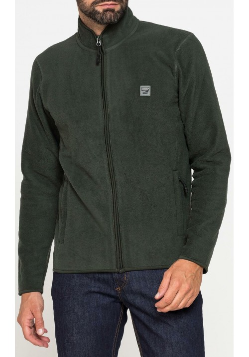 Ανδρική Ζακέτα Fleece Carrera 834-0090A-798 Λαδί