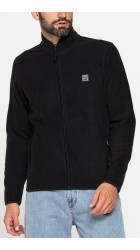 Ανδρική Ζακέτα Fleece Carrera 834-0090A-899 Μαύρη