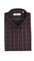 Ανδρικό Πουκάμισο Βoston 601-1 Μαύρο