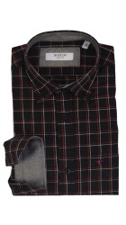 Ανδρικό Πουκάμισο Βoston 601-2 Μαύρο