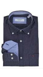 Ανδρικό Πουκάμισο Boston 603-3 Μπλε