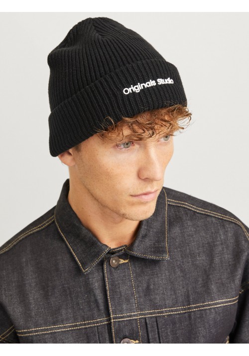 Ανδρικός Σκούφος  Beanie Jack & Jones JACVesterbro Beanie Noos 12261001 Μαύρο