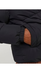 Ανδρικό Μπουφάν Jack & Jones JJEBradley Puffer Hood SN 12256974 Μαύρο