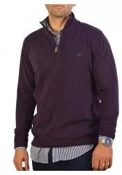 Ανδρικό Πουλόβερ με Φερμουάρ 21-300247-8513 Gnious Mason Zip Μώβ