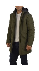Ανδρικό Μπουφάν Παρκά Hamaki-Ho Giubino GBI1585H Χακί