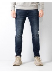 Ανδρικό Παντελόνι Τζιν  Petrol Slim Fit Jacson 5812 Μπλε