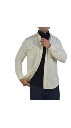 Ανδρικό Πουκάμισο Overshirt Boston 222-1 Λευκό Ανδρικό Πουκάμισο Overshirt Boston 222-1 Λευκό