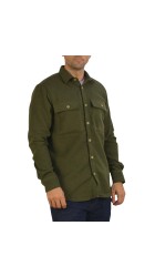 Ανδρικό Πουκάμισο Overshirt Boston 222-16 Χακί Ανδρικό Πουκάμισο Overshirt Boston 222-16 Χακί