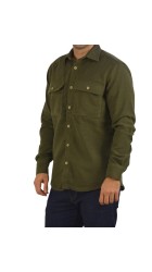 Ανδρικό Πουκάμισο Overshirt Boston 222-16 Χακί Ανδρικό Πουκάμισο Overshirt Boston 222-16 Χακί