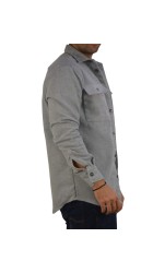 Ανδρικό Πουκάμισο Overshirt Boston 222-2 Γκρι