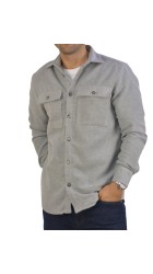Ανδρικό Πουκάμισο Overshirt Boston 222-2 Γκρι