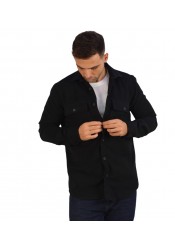 Ανδρικό Πουκάμισο Overshirt Boston 222-5 Μαύρο                                                                                                                                                                                                       