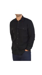 Ανδρικό Πουκάμισο Overshirt Boston 222-5 Μαύρο Ανδρικό Πουκάμισο Overshirt Boston 222-5 Μαύρο