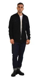 Ανδρικό Πουκάμισο Overshirt Boston 222-5 Μαύρο Ανδρικό Πουκάμισο Overshirt Boston 222-5 Μαύρο