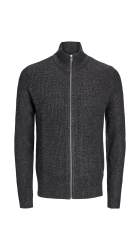 Ανδρική Ζακέτα Πλεκτή Jack & Jones JJelewis Knit Cardigan SN 12257483 Asphalt Twisted Black Ανδρική Ζακέτα Πλεκτή Jack & Jones JJelewis Knit Cardigan SN 12257483 Asphalt Twisted Black