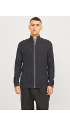 Ανδρική Ζακέτα Πλεκτή Jack & Jones JJelewis Knit Cardigan SN 12257483 Asphalt Twisted Black Ανδρική Ζακέτα Πλεκτή Jack & Jones JJelewis Knit Cardigan SN 12257483 Asphalt Twisted Black