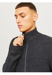 Ανδρική Ζακέτα Πλεκτή Jack & Jones JJelewis Knit Cardigan SN 12257483 Asphalt Twisted Black