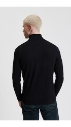 Ανδρικό Πλεκτό Ζιβάγκο Gianni Lupo GL33500 F24 Μαύρο Ανδρικό Πλεκτό Ζιβάγκο Gianni Lupo GL33500 F24 Μαύρο