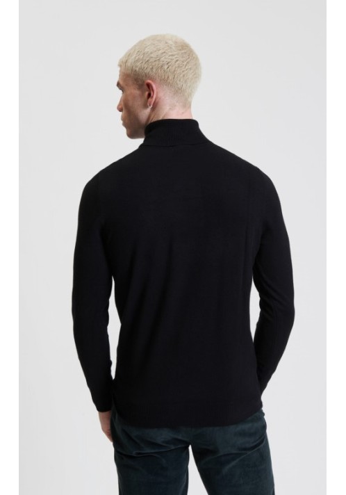 Ανδρικό Πλεκτό Ζιβάγκο Gianni Lupo GL33500 F24 Μαύρο Ανδρικό Πλεκτό Ζιβάγκο Gianni Lupo GL33500 F24 Μαύρο