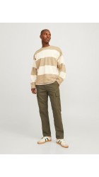 Ανδρικό Παντελόνι Cargo Jack & Jones Jpstkane JJBarkley Gargo Pant Noos 12258150 Olive Night