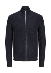 Ανδρική Ζακέτα Πλεκτή Jack & Jones JJelewis Knit Cardigan SN 12257483 Navy Blazer Twisted Black