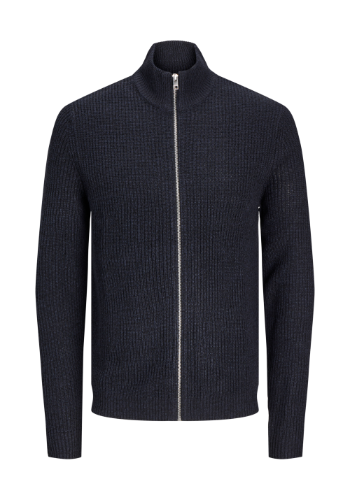 Ανδρική Ζακέτα Πλεκτή Jack & Jones JJelewis Knit Cardigan SN 12257483 Navy Blazer Twisted Black