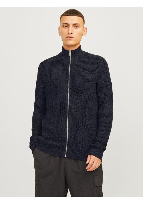 Ανδρική Ζακέτα Πλεκτή Jack & Jones JJelewis Knit Cardigan SN 12257483 Navy Blazer Twisted Black