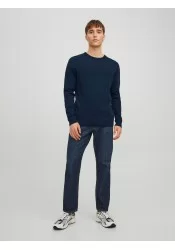 Ανδρικό Πλεκτό Βαμβακερό Jack & Jones JJEBasic Knit Crew Neck Noos 12137190 Navy Blazer Ανδρικό Πλεκτό Βαμβακερό Jack & Jones JJEBasic Knit Crew Neck Noos 12137190 Navy Blazer