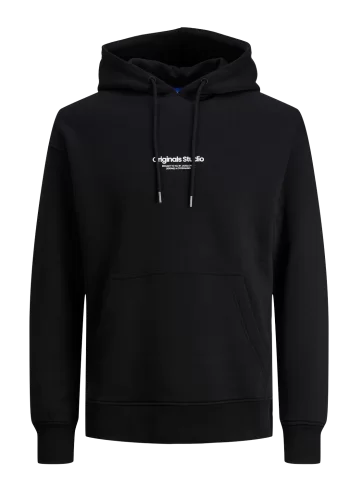 Ανδρικό Φούτερ με Κουκούλα Jack & Jones Jorvesterbro Sweat Hood Noos 12241687 Μαύρο
