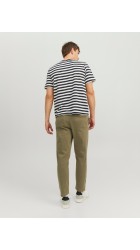 Ανδρικό Παντελόνι Chino Jack & Jones JPStace Harlow Noos 12242188 Dusty Olive