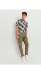 Ανδρικό Παντελόνι Chino Jack & Jones JPStace Harlow Noos 12242188 Dusty Olive