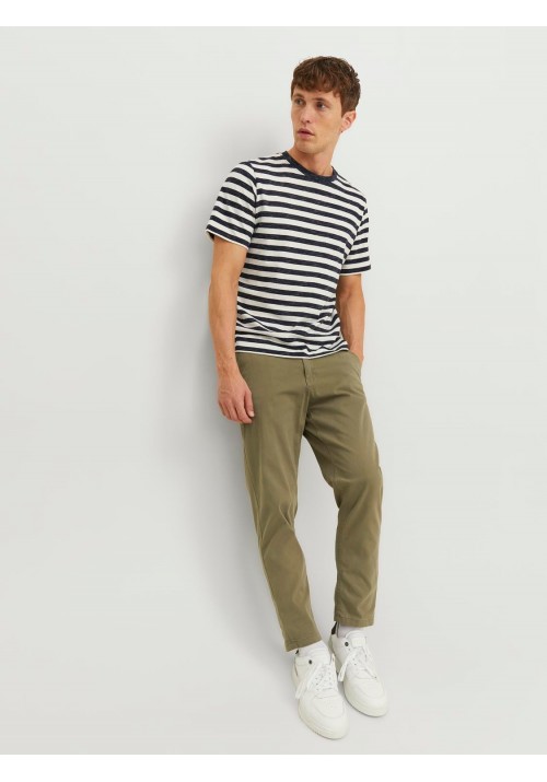 Ανδρικό Παντελόνι Chino Jack & Jones JPStace Harlow Noos 12242188 Λαδί