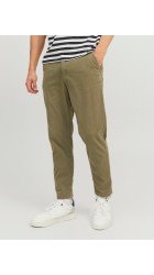 Ανδρικό Παντελόνι Chino Jack & Jones JPStace Harlow Noos 12242188 Dusty Olive