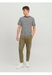 Ανδρικό Παντελόνι Chino Jack & Jones JPStace Harlow Noos 12242188 Λαδί