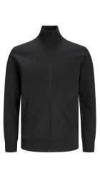 Ανδρική Φούτερ Ζακέτα Jack & Jones JJEPaulos Sweat Zip Noos 12250737 Mαύρο