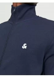 Ανδρική Ζακέτα Φούτερ Jack & Jones JJEpaulos Sweat Zip Noos 12250737 Μπλε Ανδρική Ζακέτα Φούτερ Jack & Jones JJEpaulos Sweat Zip Noos 12250737 Μπλε