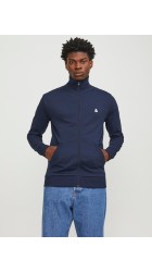 Ανδρική Ζακέτα Φούτερ Jack & Jones JJEpaulos Sweat Zip Noos 12250737 Μπλε