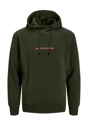 Ανδρικό Φούτερ με Κουκούλα Jack & Jones JJTree Sweat Hood 12257192 Kombu Green Ανδρικό Φούτερ με Κουκούλα Jack & Jones JJTree Sweat Hood 12257192 Kombu Green