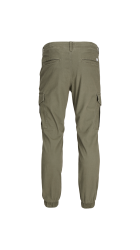 Ανδρικό Παντελόνι Cargo Jack & Jones 12186889 JPSTmarco JJJoe Cuffed Χακί