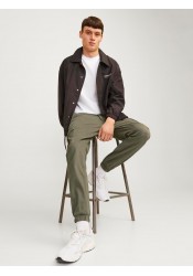 Ανδρικό Παντελόνι Cargo Jack & Jones 12186889 JPSTmarco JJJoe Cuffed Χακί