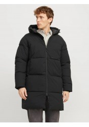 Ανδρικό Μπουφάν Μακρύ Jack & Jones Jorvesterbro Long Puffer AW24 SN 12260440 Μαύρο