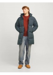 Ανδρικό Μπουφάν Μακρύ Jack & Jones Jorvesterbro Long Puffer AW24 SN 12260440 Πράσινο