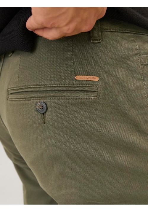 Ανδρικό Παντελόνι Chino Jack & Jones JPSTMarco  JJArthur 12260904 Olive Night