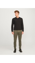 Ανδρικό Παντελόνι Chino Jack & Jones JPSTMarco  JJArthur 12260904 Olive Night