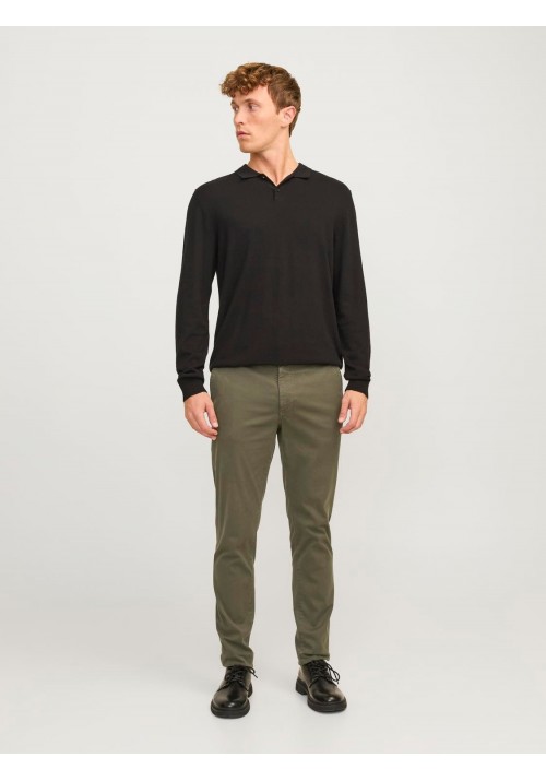 Ανδρικό Παντελόνι Chino Jack & Jones JPSTMarco  JJArthur 12260904 Olive Night