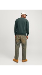 Ανδρικό Φούτερ Jack & Jones Jorvesterbro Sweat Crew Neck Noos 12241694 Πράσινο