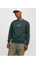 Ανδρικό Φούτερ Jack & Jones Jorvesterbro Sweat Crew Neck Noos 12241694 Πράσινο