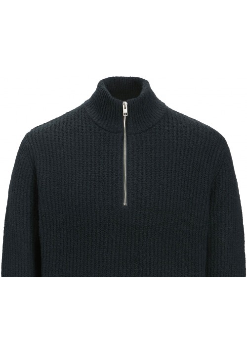 Ανδρικό Πλεκτό Jack & Jones JPRWinter Knit Half Zip STYD AW24 12277992 Forest River