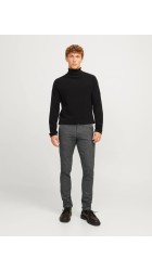 Ανδρικό Παντελόνι Slim Fit Jack & Jones JPSTMARCO JJHENRY CHINO SN 12260906 Dark Grey