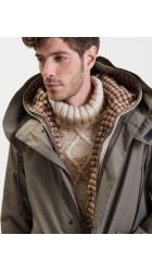 Ανδρικό Μπουφάν Παρκά Gianni Lupo GL9792Mud Λαδί